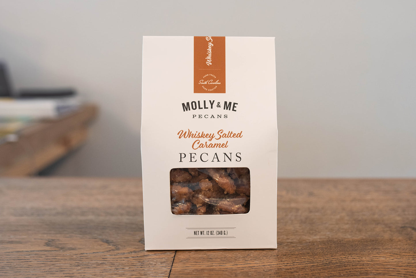 Whiskey Salted Caramel Pecans