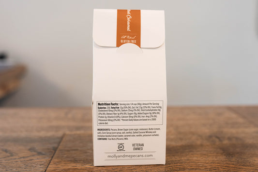 Whiskey Salted Caramel Pecans