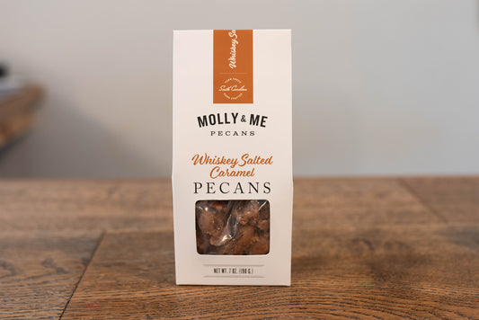 Whiskey Salted Caramel Pecans